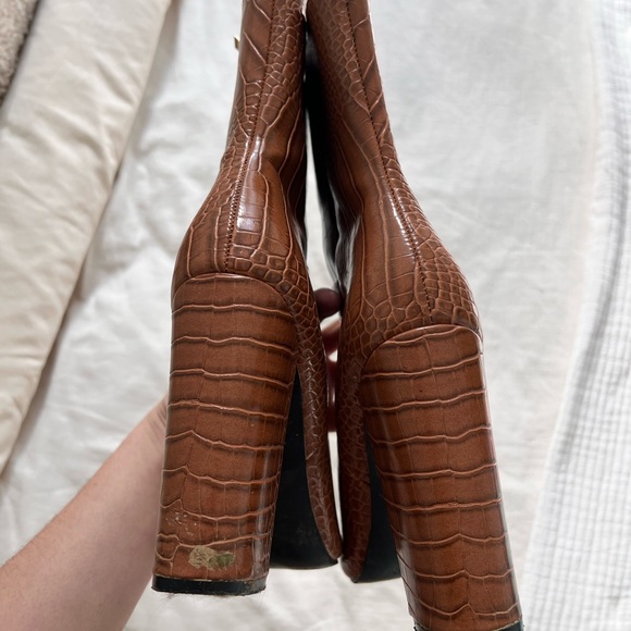 cognac gator boots - Picture 2 of 3